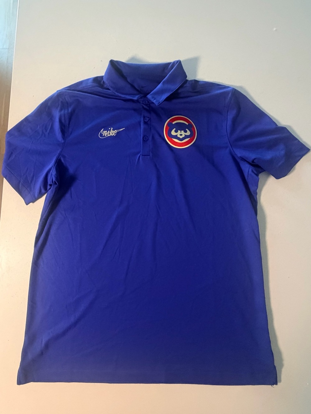 Nike Dri-Fit Cooperstown Chicago Cubs Polo w. Vintage Logo